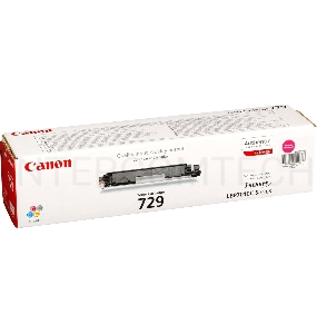 Тонер-картридж Canon Cartridge 729M (4368B002) пурпурный для LBP-7010C/7018C 1000 стр.