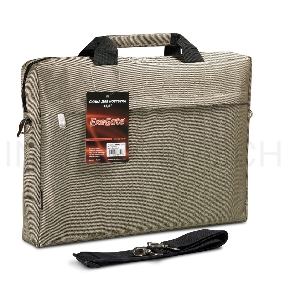 Сумка ExeGate EX212309RUS Start  S15 Beige, бежевая, полиэстер, для ноутбуков до 15.6
