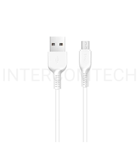 Кабель USB 2.0 hoco X20, AM/microBM, белый, 2м