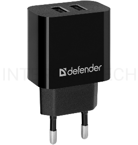Сетевой адаптер Defender UPC-21 2xUSB,5V/2.1А кабель microUSB