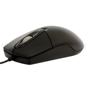 Мышь A4Tech OP-720 (черный) USB, пров. опт. мышь, 2кн, 1кл-кн
