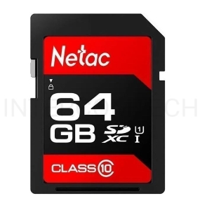 Флеш карта SDHC 64GB  Netac Class 10 UHS-I U1 P600 [NT02P600STN-064G-R]
