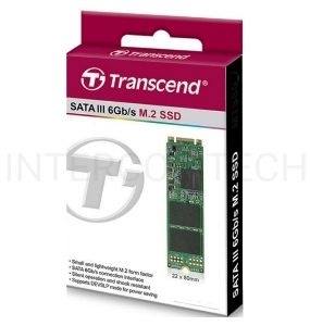 Твердотельный диск 480GB Transcend MTS820, 3D NAND, M.2, SATA III [R/W - 560/520 MB/s]