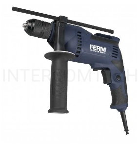 дрель FERM Дрель ударная FERM PDM1049P_K, 710Вт, 0 -3200 об/мин,  БЗП, 13мм, коробка