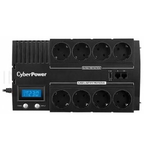 Источник бесперебойного питания CyberPower BR700ELCD 700VA/420W USB/RJ11/45 (4+4 EURO)