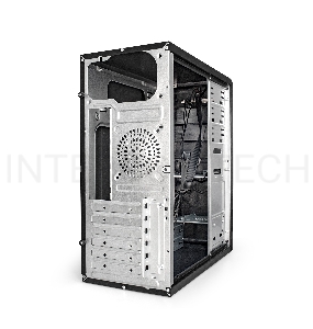 Корпус Exegate EX261449RUS Miditower CP-601 Black, ATX, <CP400W, 80mm>, 2*USB, Audio