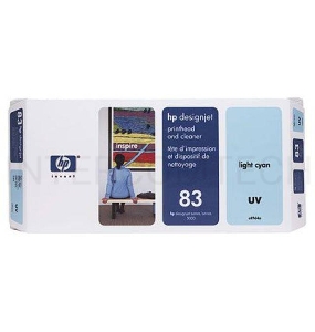 Картридж струйный HP 83 C4964A светло-голубой печатающая головка для HP DJ 5500UV/5500psUV/5000UV/5000psUV