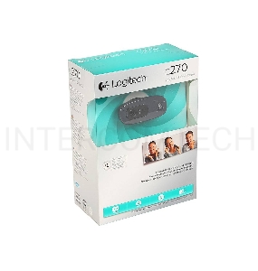 Цифровая камера Logitech Webcam HD Pro C270, 3MP, 1280x720, Rtl, [960-000636/960-001063/960-000584]