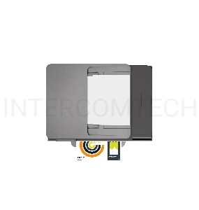 МФУ струйный HP OfficeJet 8023 (1KR64B), принтер/сканер/копир, A4 Duplex WiFi USB RJ-45 черный/белый