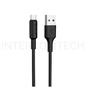 Кабель USB 2.0 hoco X25, AM/microBM, черный, 1м