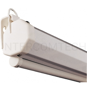 Настенный экран Lumien Eco Picture [LEP-100106]  127х127см (рабочая область 121х121 см) Matte White восьмигранный корпус, возможность потолочн./настенного крепления, уровень в комплекте, 1:1 (треугольная упаковка)