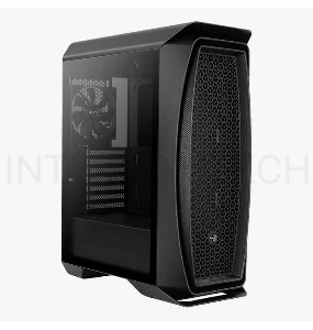 Корпус Aerocool Aero Aero One-G-BK-v1 (2xUSB, 2xAudio, 0.5 мм, 120 мм FAN, прозрачная стенка-закаленное стекло, ATX, без