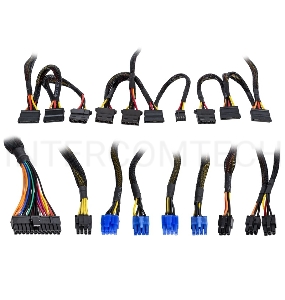 Блок питания 700W Exegate 700PPX RTL, ATX, black, active PFC, 14cm,20+4pin/4+4pin/PCI-E/4IDE/5SATA