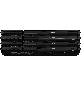 Память оперативная Kingston 32GB 3200MHz DDR4 CL16 DIMM (Kit of 4) FURY Beast Black