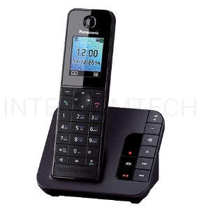 Телефон Panasonic KX-TGH220RUB  (черный) {АОН, Caller ID, 