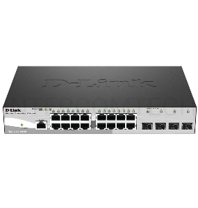 Сетевое оборудование D-Link DGS-1210-20/ME/A1A Управляемый коммутатор 2 уровня с 16 портами 10/100/1000Base-T и 4 портами 1000Base-X SFP