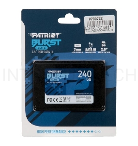 Накопитель SSD Patriot Burst Elite 240GB, SATA 2.5