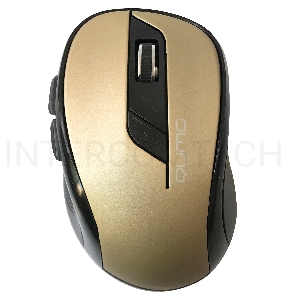 Мышь Qumo Office Line Bronze M64 [24361] {6 кноп., беспр. 2.4G, 800/1200/1600 dpi}
