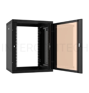 Шкаф коммутационный C3 Solutions WALLBOX 9-65 B (NT084692) настенный 9U 600x520мм пер.дв.стекл направл.под закл.гайки 105кг черный 470мм 19.5кг 475мм IP20 сталь