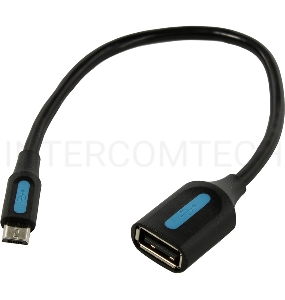 Адаптер переходник Vention OTG USB 2.0 AF/micro B 5pin - 0.15м