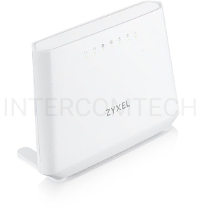 Роутер Wi-Fi  VDSL2/ADSL2+ Zyxel DX3301-T0, 2xWAN (GE RJ-45 и RJ-11), Annex A, profile 35b, 802.11a/b/g/n/ac/ax (600+1200 Мбит/с), EasyMesh, 4xLAN GE, 2xFXS, 1xUSB2.0