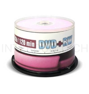 Диск DVD+RW Mirex 4.7 Gb, 4x, Cake Box (50), (50/300)