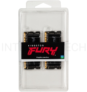 Память оперативная Kingston 64GB 2666MHz DDR4 CL16 SODIMM (Kit of 2) FURY Impact