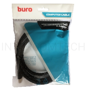 Кабель аудио-видео Buro HDMI (m)/HDMI (m) 3м. черный (HDMI-V1.4-3MC)