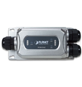 индустриальный PoE экстендер PLANET IPOE-E302 IP67-rated Industrial 1-Port 802.3bt PoE++ to 2-Port 802.3at PoE+ Extender (-40~75 degrees C, IK10 impact protection), 3 x waterproof cable glands included