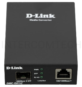 Медиаконвертор D-Link DMC-G01LC/C1A, Media Converter with 1 100/1000Base-T port and 1 100/1000Base-X SFP port.