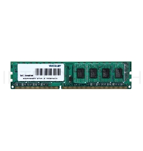 Память Patriot SL 4Gb DDR3 1333MHz DIMM PSD34G133381 RTL 1*4GB PC3-10600 CL9 240-pin 1.5В