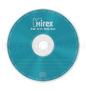 Диск CD-RW Mirex 700 Mb, 12х, Бум.конверт (1), (1/150)
