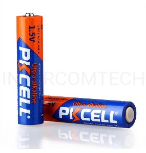 Щелочной/алкалиновый элемент питания PKCELL LR03-4B тип - AAА 4 шт в блистере