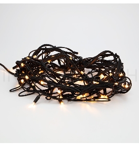 Гирлянда «Айсикл» («Бахрома») светодиодная 3,2х0,6 м, 88 LED, черный провод каучук, теплое белое свечение NEON-NIGHT
