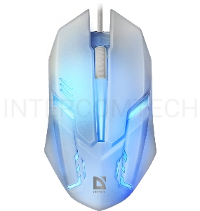 Мышь проводная Defender Cyber MB-560L [52561] {, 7 цветов, 3 кнопки,1200dpi, белый}