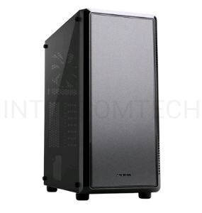 Корпус ZALMAN S4, ATX, BLACK, WINDOW, 1x5.25