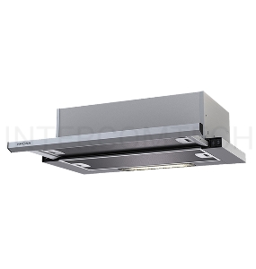 Вытяжка Krona KAMILLA slim 600 inox/inox ( 1 МОТОР)  (корпус нерж/планка нерж)