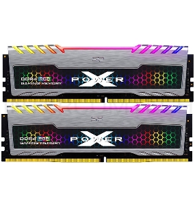 Модуль памяти DDR4 Silicon Power Xpower Turbine RGB 16GB (2x8GB kit) 3600MHz CL18 [SP016GXLZU360BDB]