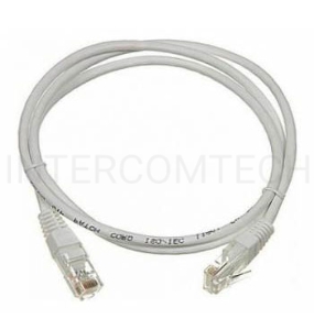 Кабель Патч-корд Lanmaster UTP TWT-45-45-2.0/6-GY вилка RJ-45-вилка RJ-45 кат.6 2м серый ПВХ