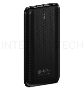 Аккумулятор HIPER Внешний аккумулятор HIPER RPX10000 Li-Pol 10000 mAh QC 3A+2.4A 2xUSB 1xType-C черный