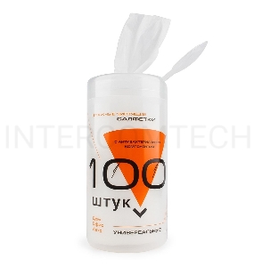 Чистящие средства Konoos KBU-100 Салфетки для комп. техники в банке, 100 шт.