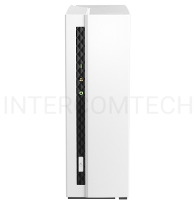 Сетевое хранилище SMB QNAP TS-133 NAS 1 HDD tray. ARM 4-core Cortex-A55 1.8GHz, ram 2 GB (max), 1x1GbE, 1xUSB 2.0 port,1xUSB 3.2 Gen 1