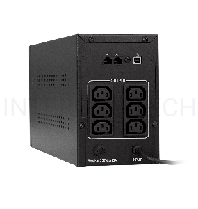 Источник бесперебойного питания ExeGate EP285517RUS SpecialPro Smart LLB-2000.LCD.AVR.C13.RJ.USB <2000VA/1200W, LCD, AVR, 6*IEC-C13, RJ45/11, USB, Black>