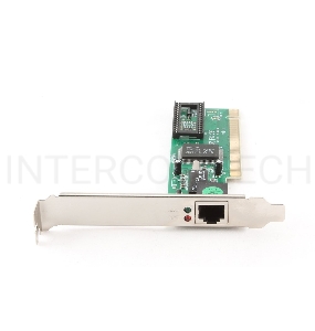 Сетевой адаптер Ethernet Gembird NIC-R1 100/10, PCI, чипсет RTL8139C