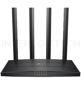 Роутер беспроводной TP-Link Archer C6U AC1200 10/100/1000BASE-TX/4G ready черный