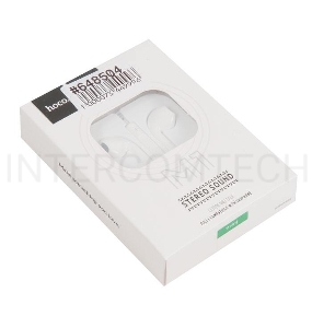 Проводные наушники-вставки с микрофоном Hoco M1 White для Apple