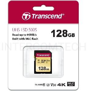 Флеш карта SD 128GB Transcend SDХC UHS-I U3, MLC