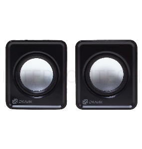 Колонки Oklick OK-331 2.0 черный 6Вт