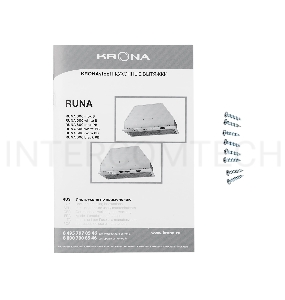 Вытяжка кухонная KRONA RUNA 600 white PB