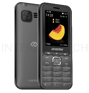 Мобильный телефон Digma LINX B241 32Mb серый моноблок 2.44